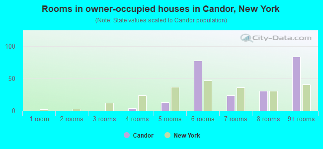 Rooms in owner-occupied houses in Candor, New York