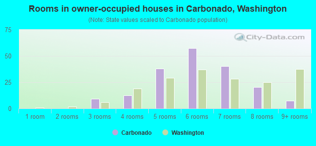Rooms in owner-occupied houses in Carbonado, Washington