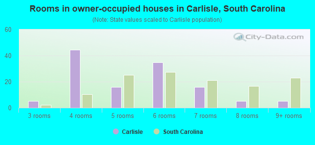 Rooms in owner-occupied houses in Carlisle, South Carolina