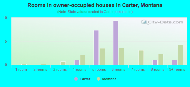 Rooms in owner-occupied houses in Carter, Montana