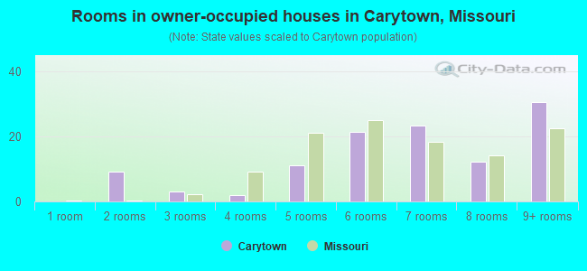 Rooms in owner-occupied houses in Carytown, Missouri