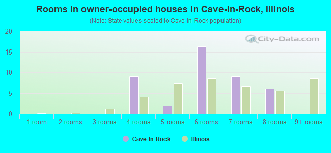 Rooms in owner-occupied houses in Cave-In-Rock, Illinois