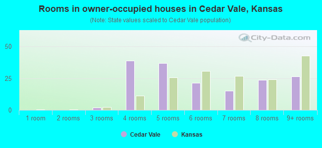 Rooms in owner-occupied houses in Cedar Vale, Kansas