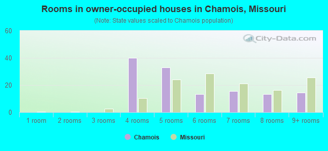 Rooms in owner-occupied houses in Chamois, Missouri