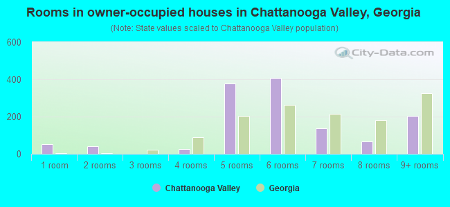 Rooms in owner-occupied houses in Chattanooga Valley, Georgia