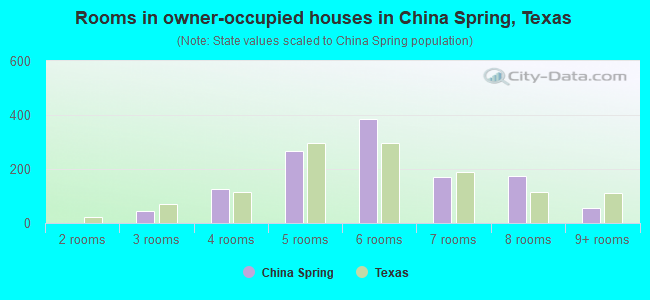 Rooms in owner-occupied houses in China Spring, Texas