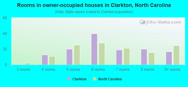 Rooms in owner-occupied houses in Clarkton, North Carolina