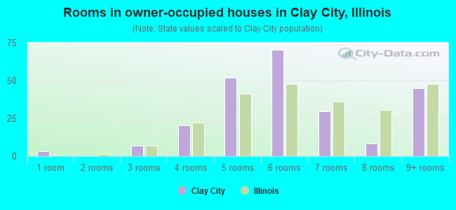 Rooms in owner-occupied houses in Clay City, Illinois