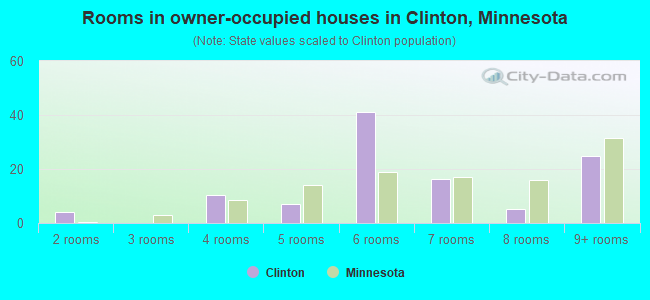 Rooms in owner-occupied houses in Clinton, Minnesota