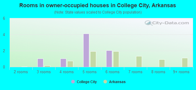 Rooms in owner-occupied houses in College City, Arkansas