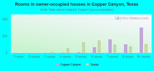 Rooms in owner-occupied houses in Copper Canyon, Texas