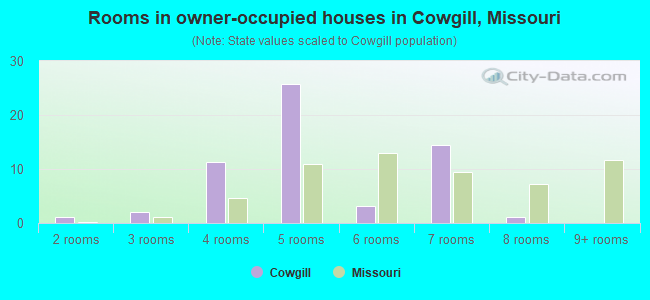 Rooms in owner-occupied houses in Cowgill, Missouri