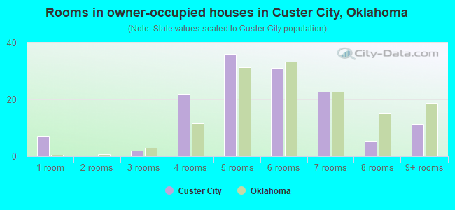 Rooms in owner-occupied houses in Custer City, Oklahoma