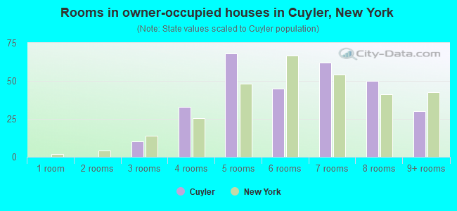 Rooms in owner-occupied houses in Cuyler, New York