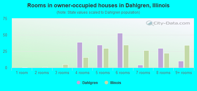 Rooms in owner-occupied houses in Dahlgren, Illinois