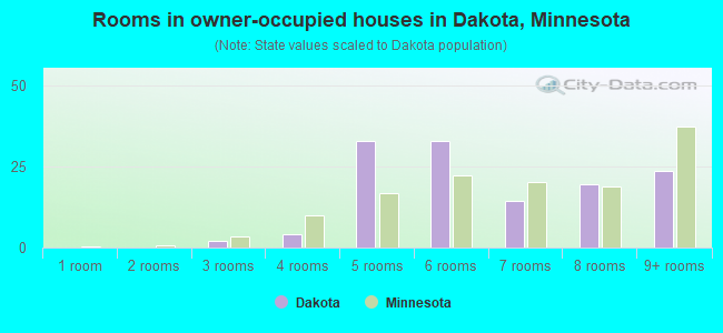 Rooms in owner-occupied houses in Dakota, Minnesota