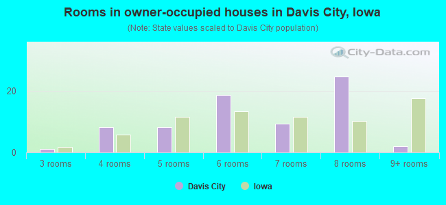 Rooms in owner-occupied houses in Davis City, Iowa
