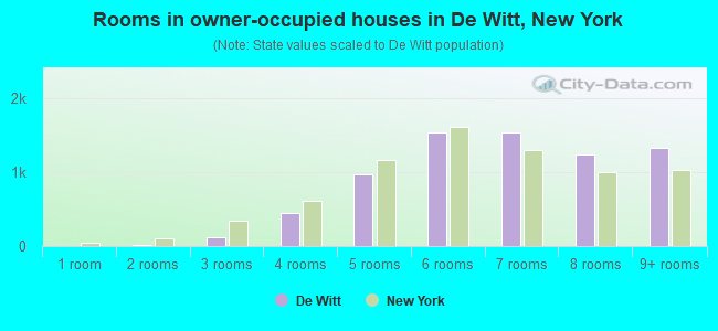 Rooms in owner-occupied houses in De Witt, New York