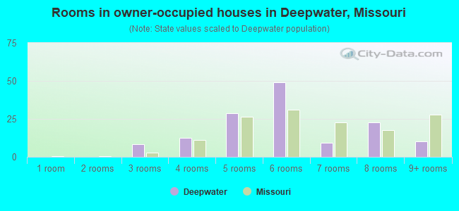 Rooms in owner-occupied houses in Deepwater, Missouri
