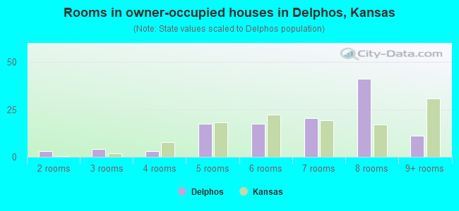 Rooms in owner-occupied houses in Delphos, Kansas