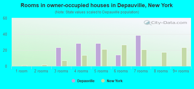 Rooms in owner-occupied houses in Depauville, New York
