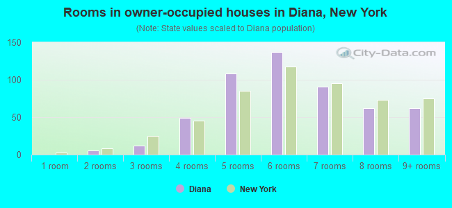 Rooms in owner-occupied houses in Diana, New York