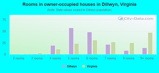 Rooms in owner-occupied houses in Dillwyn, Virginia