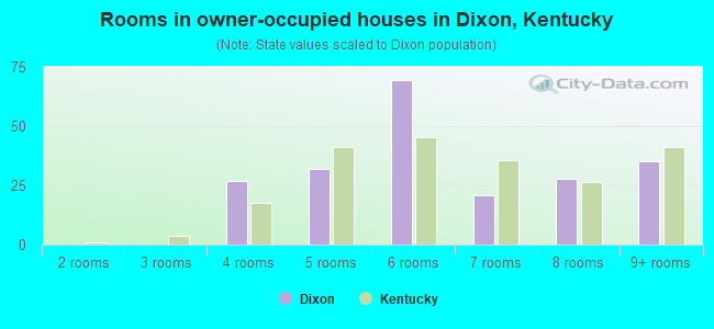 Rooms in owner-occupied houses in Dixon, Kentucky