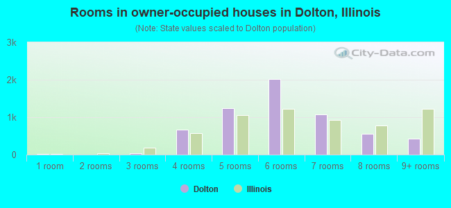 Rooms in owner-occupied houses in Dolton, Illinois