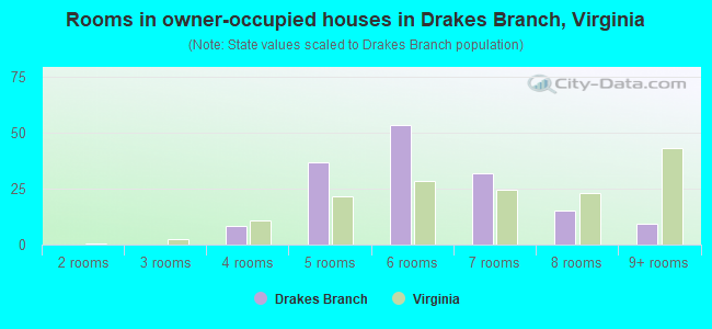 Rooms in owner-occupied houses in Drakes Branch, Virginia