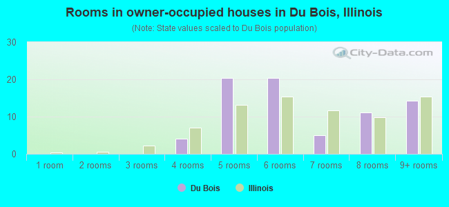 Rooms in owner-occupied houses in Du Bois, Illinois