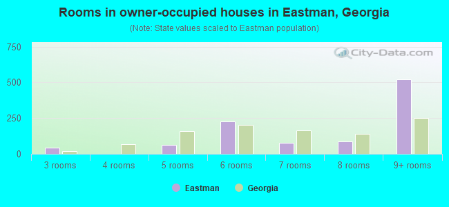 Rooms in owner-occupied houses in Eastman, Georgia