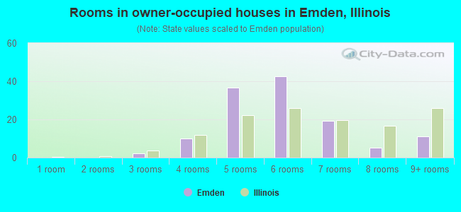 Rooms in owner-occupied houses in Emden, Illinois