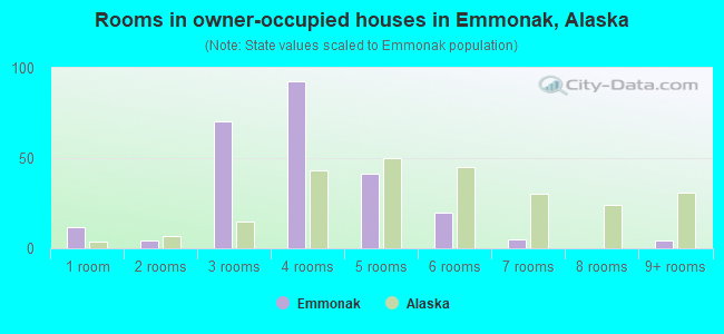 Rooms in owner-occupied houses in Emmonak, Alaska