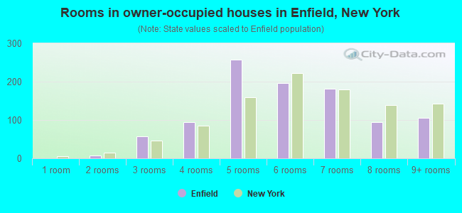 Rooms in owner-occupied houses in Enfield, New York