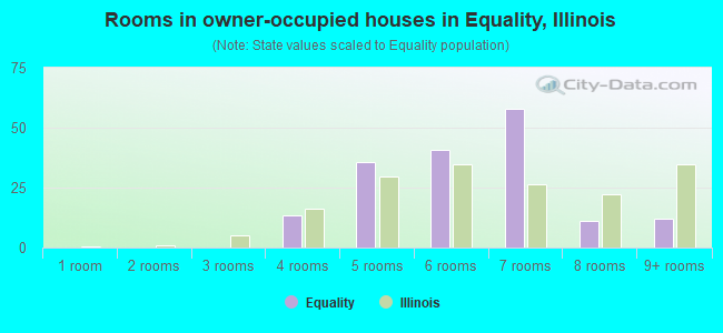 Rooms in owner-occupied houses in Equality, Illinois