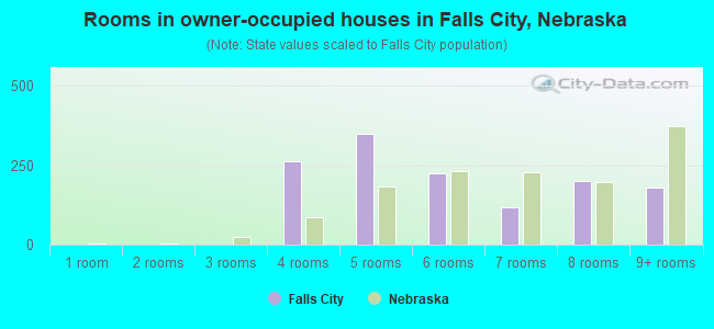 Rooms in owner-occupied houses in Falls City, Nebraska