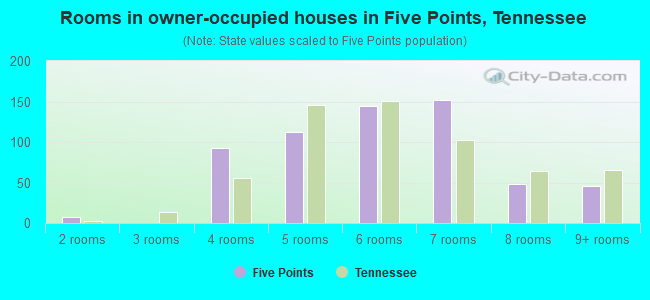 Rooms in owner-occupied houses in Five Points, Tennessee