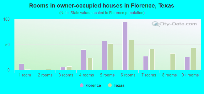 Rooms in owner-occupied houses in Florence, Texas