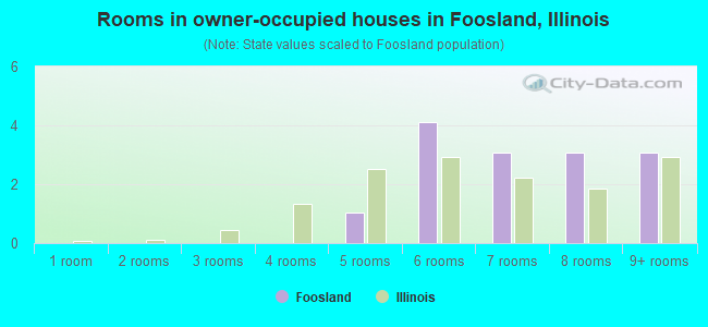 Rooms in owner-occupied houses in Foosland, Illinois