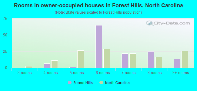 Rooms in owner-occupied houses in Forest Hills, North Carolina