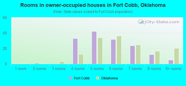 Rooms in owner-occupied houses in Fort Cobb, Oklahoma