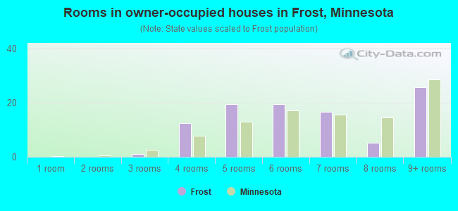 Rooms in owner-occupied houses in Frost, Minnesota