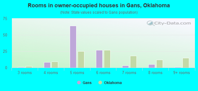 Rooms in owner-occupied houses in Gans, Oklahoma