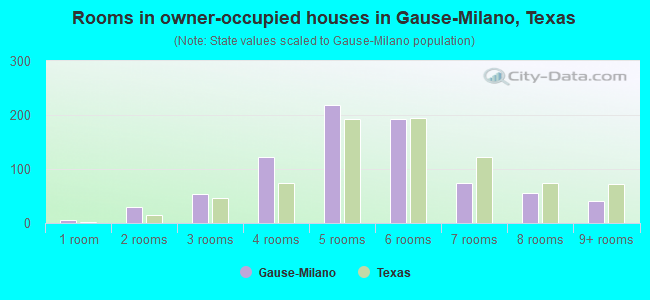 Rooms in owner-occupied houses in Gause-Milano, Texas