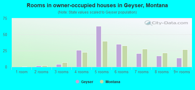Rooms in owner-occupied houses in Geyser, Montana