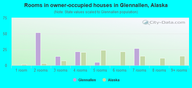 Rooms in owner-occupied houses in Glennallen, Alaska