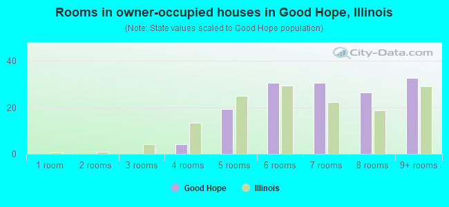 Rooms in owner-occupied houses in Good Hope, Illinois