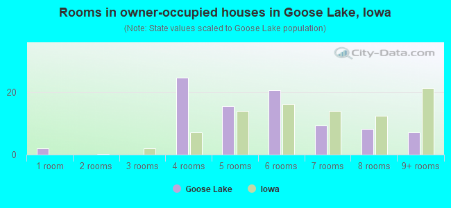 Rooms in owner-occupied houses in Goose Lake, Iowa