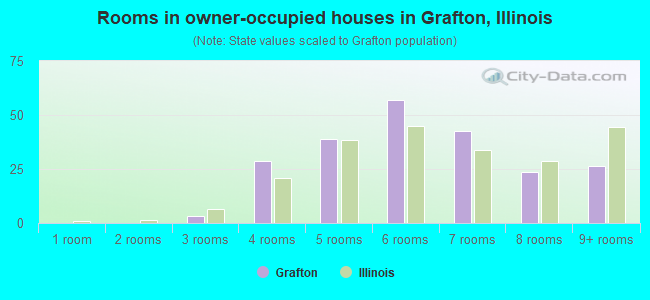 Rooms in owner-occupied houses in Grafton, Illinois